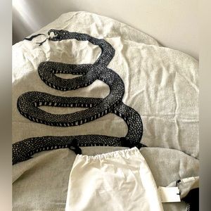 Blacksaw Peyote Baby Alpaca Blanket CB2 Snake Throw